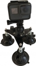 CTJ-Mount Kamerahalter Pro mit drei Saugfüssen 25° verstellbar